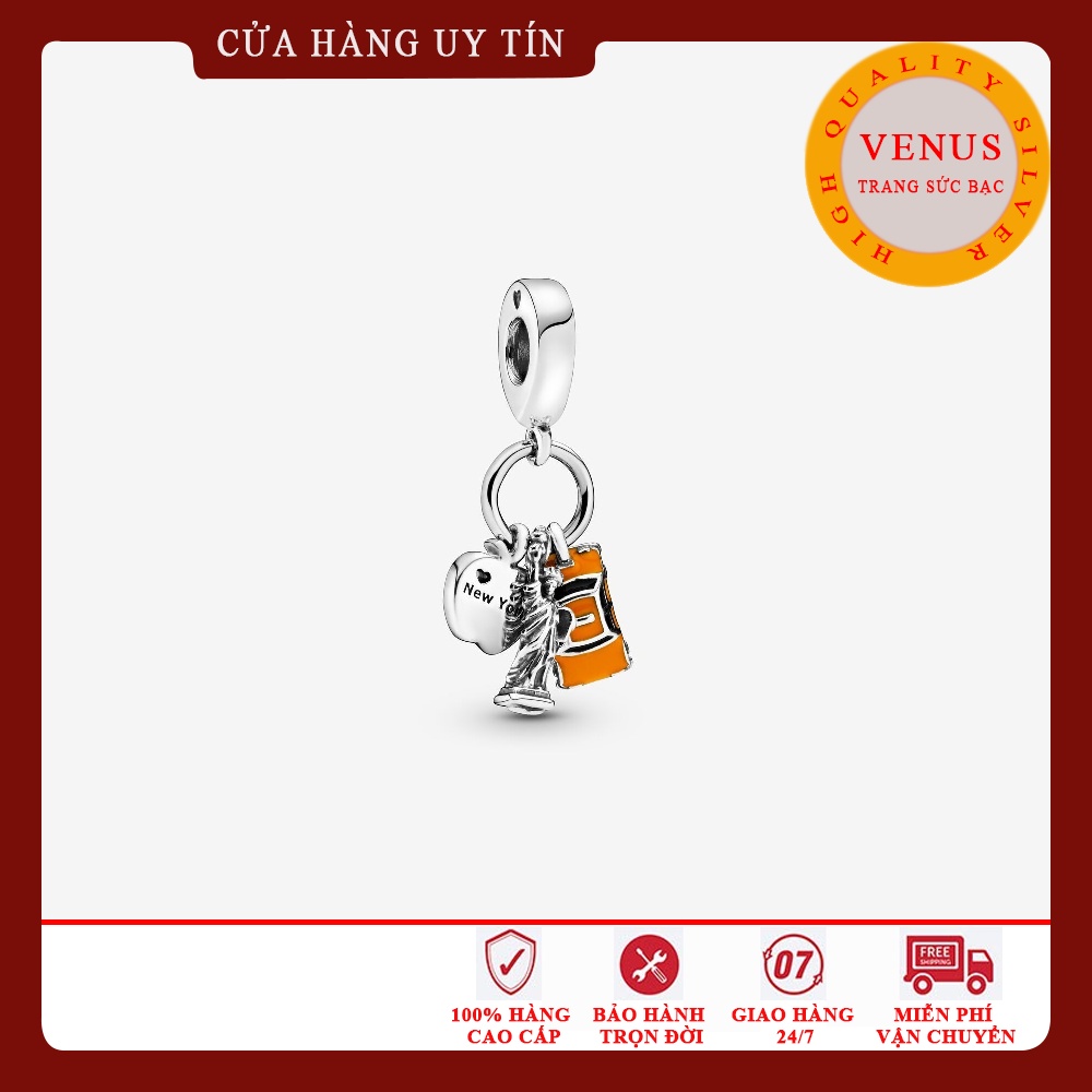 [Charm bạc 925 cao cấp] Treo biểu tượng thành phố New York- Mã sản phẩm VENUS156
