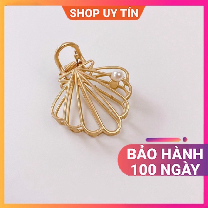 Kẹp tóc càng cua Hàn Quốc nữ đẹp hottrend 2023 kim loại cỡ size lớn iLita - Cặp búi tóc dễ thương cào 10 răng, 14 răng