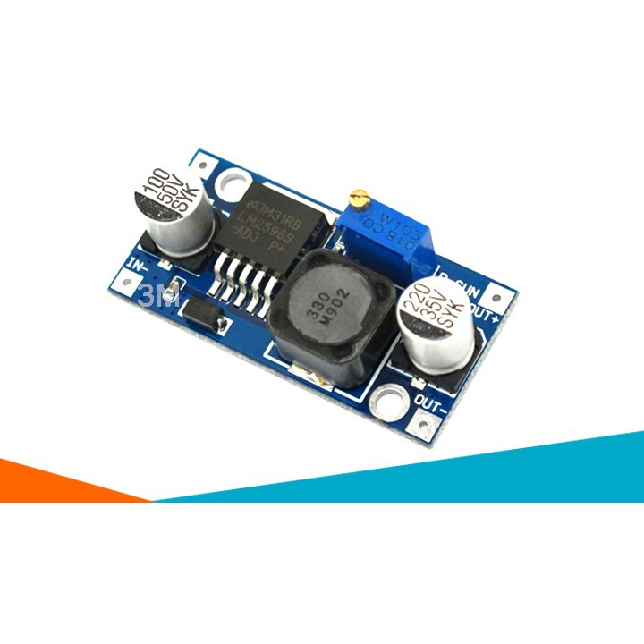 Mạch Hạ Áp 3A LM2596 ADJ