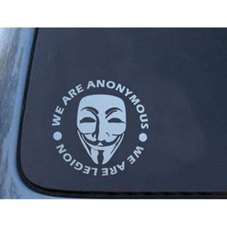 Hình dán ANONYMOUS tròn 14cm