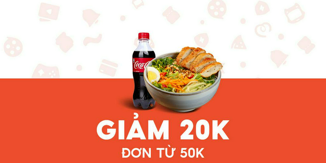 - chị cúc - giảm 20k cho bún trộn chả cá biển + coca 330ml