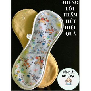 Combo 10 lót bỉm vải babu nature size m,l