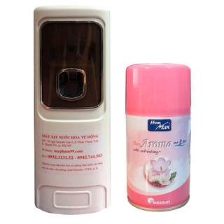 Bộ máy xịt thơm phòng tự động MG6D-BV và 1 bình nước hoa