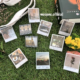 Set 10 sticker phim art vintage xinh xắn