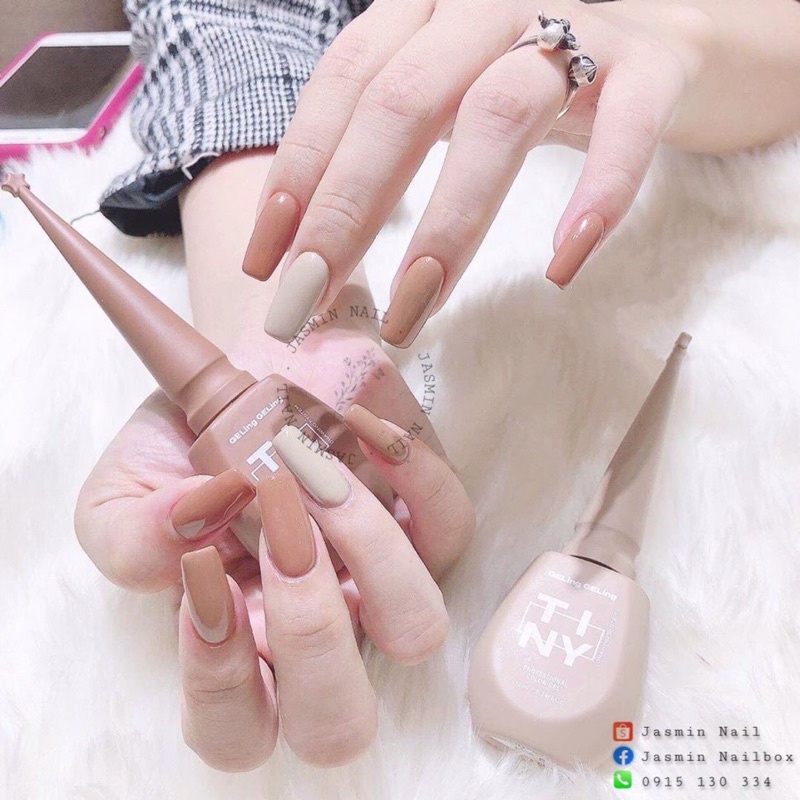 [Mã NHUQAD giảm 10% đơn 100k] [ Nail box ] Nailbox móng úp thiết kế sẵn kèm keo dũa