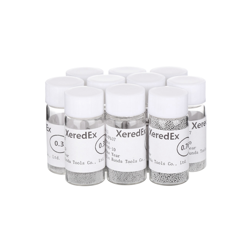 Chai 25000 hạt bóng thiếc 0.25-0.76mm dùng để hàn