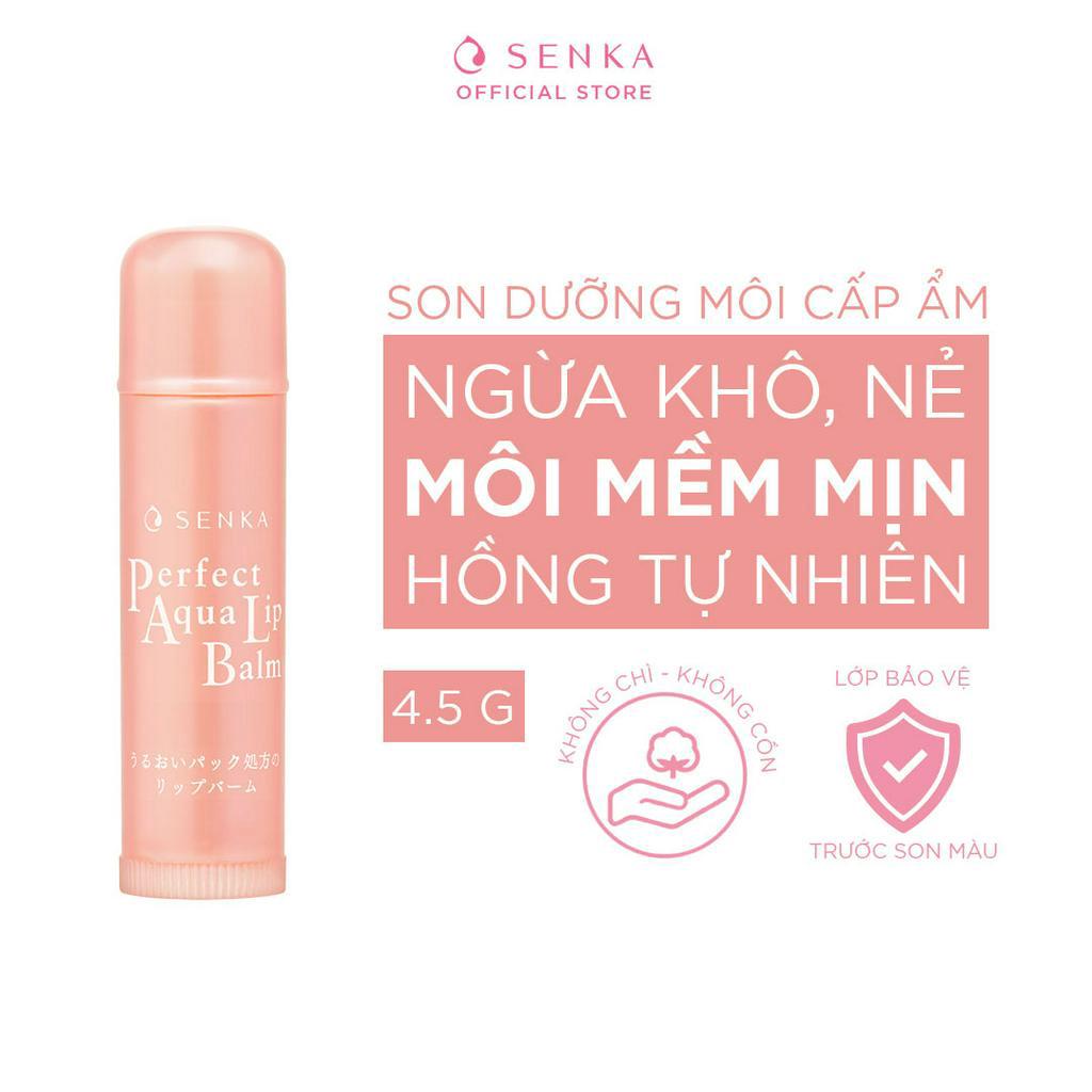 Tinh Chất Dưỡng Môi Senka Cấp Ẩm &amp; Ngừa Khô, Nẻ Môi 10g