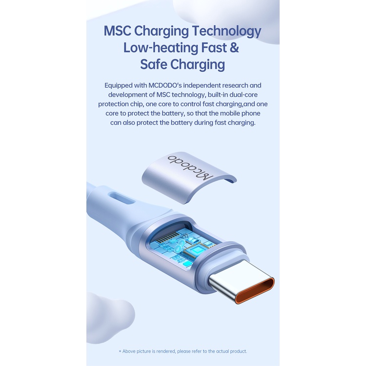 Dây Cáp Sạc Mcdodo USB Sang Type C 1.2M 5A 100W CA-184
