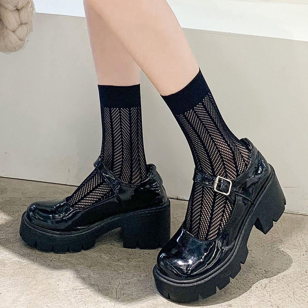 Vớ Lưới Mỏng Trong Suốt Co Giãn Màu Kẹo Ngọt Dành Cho Nữ