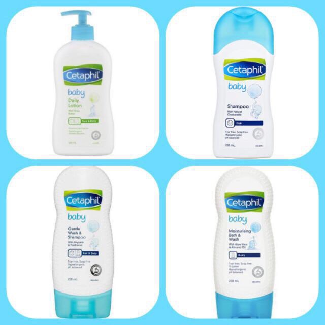 Bộ Sản Phẩm Chăm Sóc Da Toàn Diện Cho Bé Cetaphil BaBy ( 200ml, 230ml, 400ml )