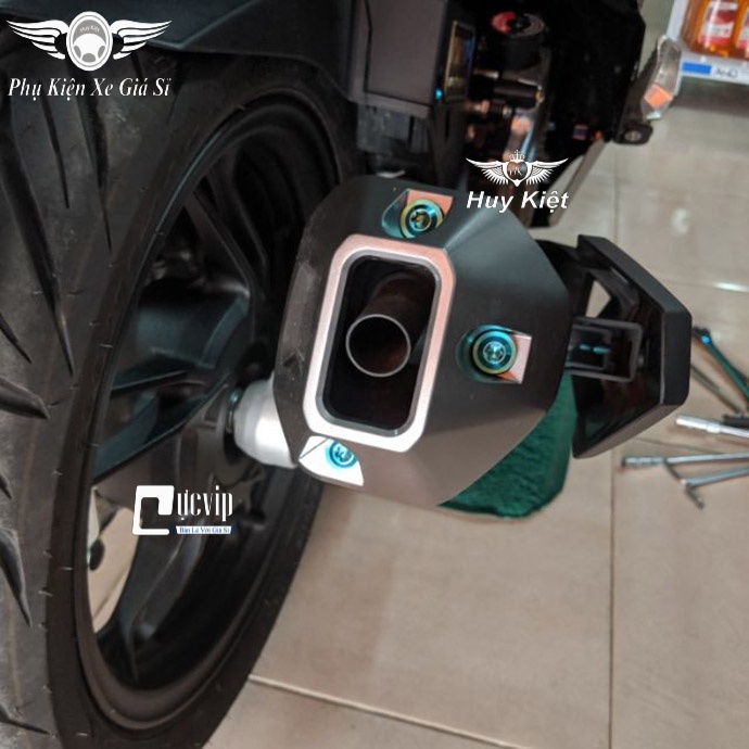 [Sale Khủng] Combo 3 Ốc Titan GR5 6Li15 Gắn Chụp Đích Pô Var 2018 - 2021, Ex 150, Ex 155, Win, Win X, SH 17 - 19 5021