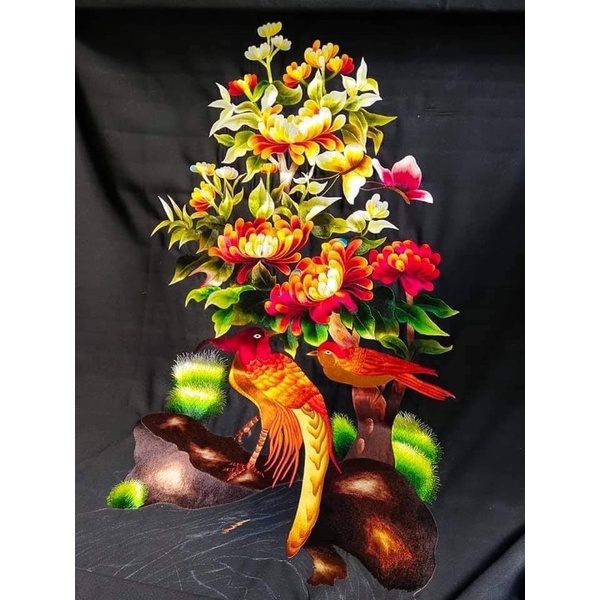 Full màu chỉ tơ bóng làng nghề 3,5kg