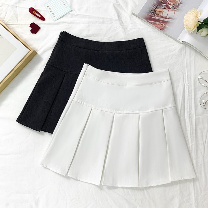 Chân Váy Chữ A Lưng Cao Xếp Ly Xinh Xắn Thời Trang | BigBuy360 - bigbuy360.vn