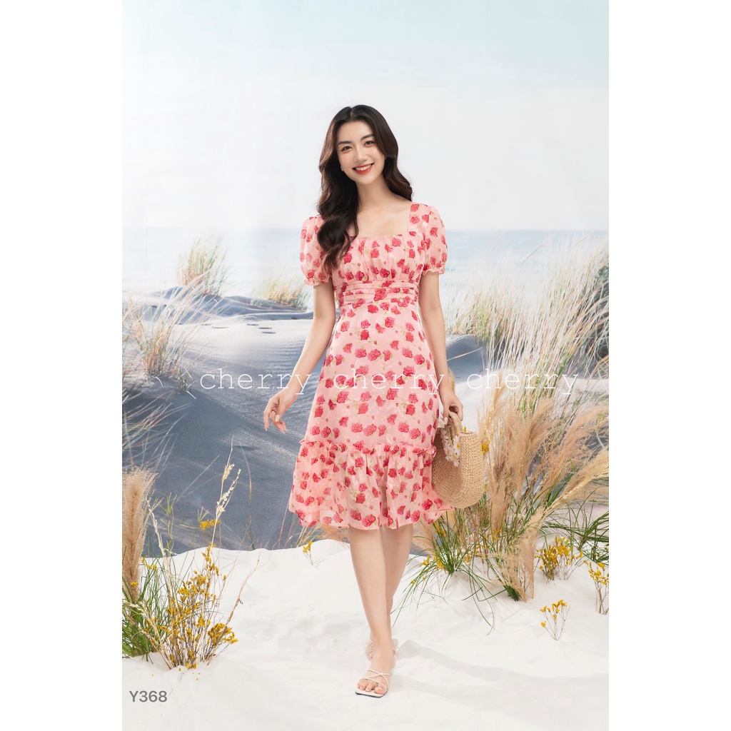 Váy hoa tiểu thư Y368