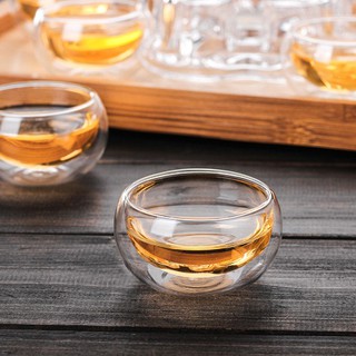 Set 6 chén thuỷ tinh 2 lớp