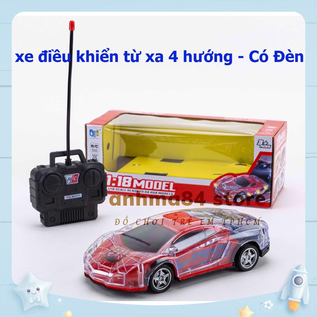 Đồ chơi Xe Điều Khiển Từ Xa có đèn - Xe điều khiển từ xa 4 chức năng có đèn sáng - anhma84 store - GIAO MẪU NGẪU NHIÊN