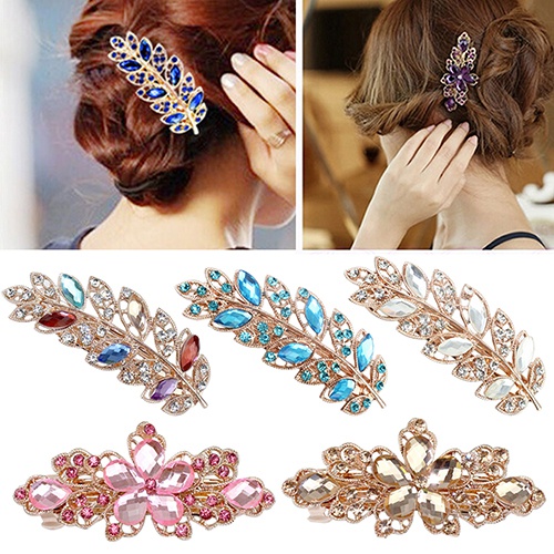 Kẹp tóc đính đá sang trọng cho nữ