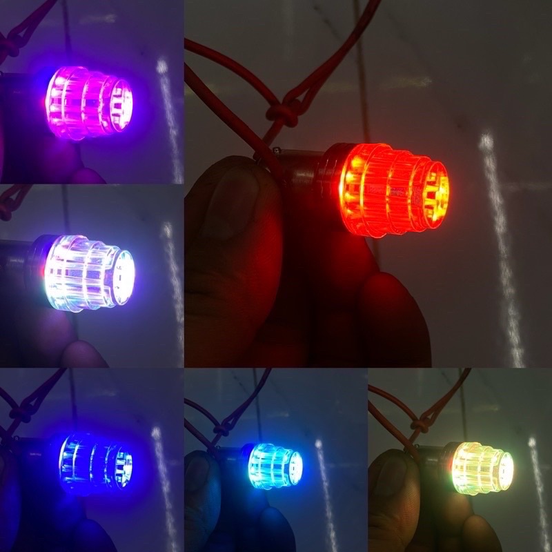 Bóng Led Hậu 7 Màu Xe Máy [Mẫu Hót 2022]