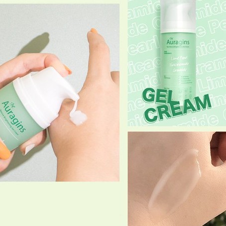 Gel dưỡng ẩm ngừa mụn, giảm thâm The Auragins Skin Rescue Brightening Gel Cream 100ml