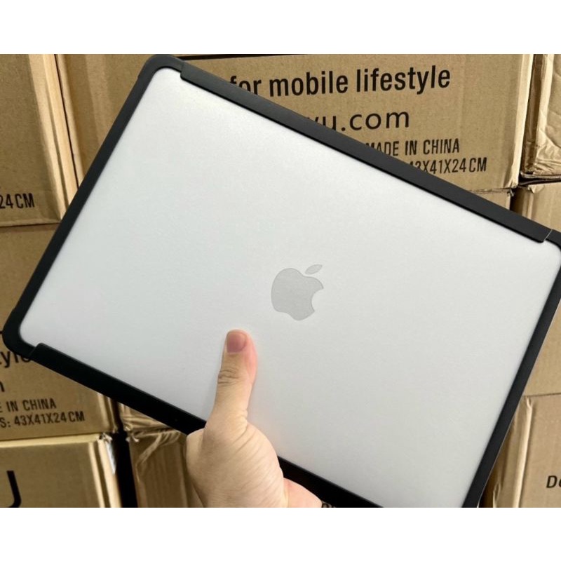 Case ốp Macbook air 13inch A1932 / A2179 / M1 A2337 viền dẻo màu lưng nhám mờ hàng công ty kiểu dáng thể thao