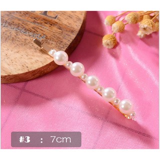Kẹp tóc mái kết hạt ngọc