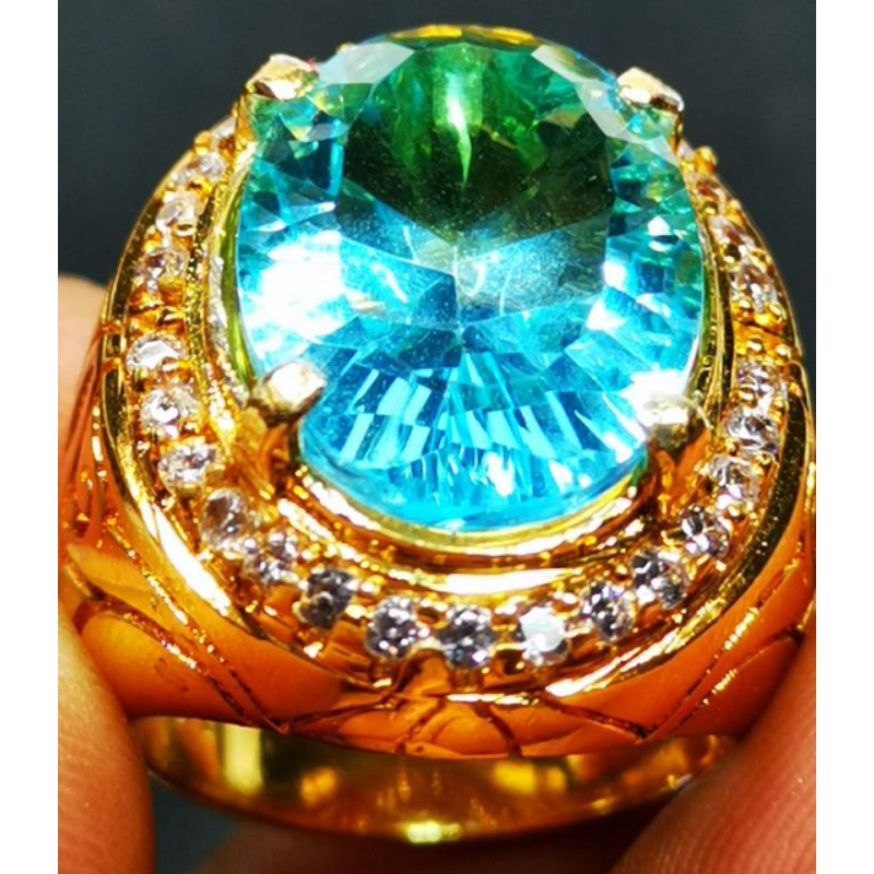 Đá Topaz Tự Nhiên Màu Xanh Dương