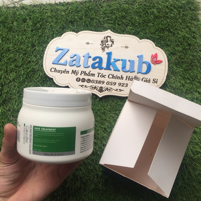 Hấp Dầu Siêu Mượt Collagen Spa Hair Treatment Caluo.Ber 500ml