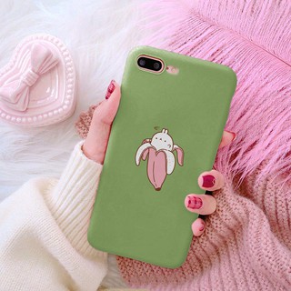 Ốp lưng thời trang in hình Thỏ chuối cho IPHONE