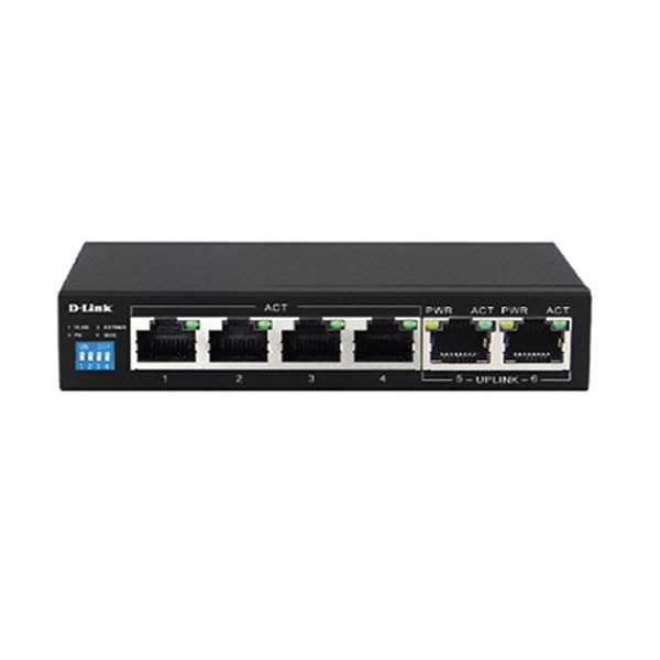 Bộ chia mạng D-Link DES F1006P 6 cổng
