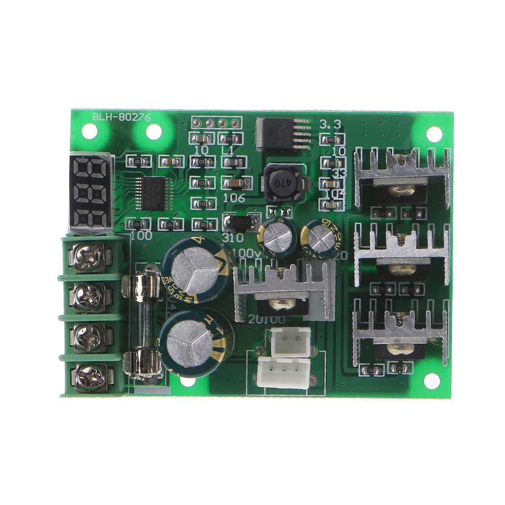 Mạch Điều Khiển Tốc Độ Động Cơ Pwm Dc 30A Màn Hình Hiển Thị 0 ~ 100 %