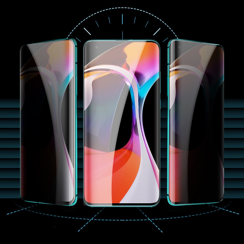 Kính cường lực màn hình điện thoại keo UV chống nhìn trộm cho Samsung Galaxy Note 8 9 10 Plus 20 S21 S22 S23  S20 Ultra S8 S10 S9 Plus