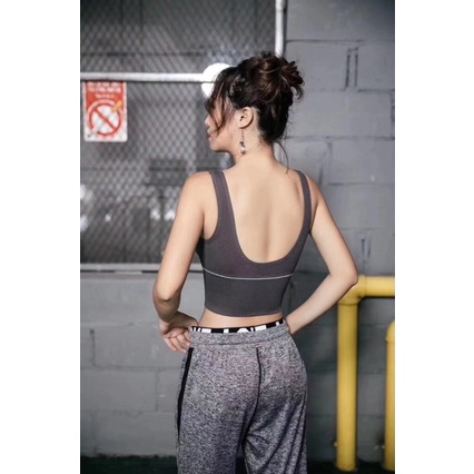 Áo bra, áo tập gym tập yoga mặc vét quần thể thao phong cách hàn quốc TD_44