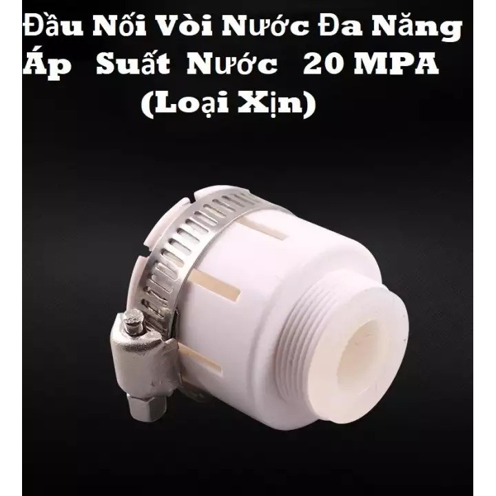 Đầu nối vòi nước đa năng cho đầu vòi tròn phi 18-22mm (mã m22)