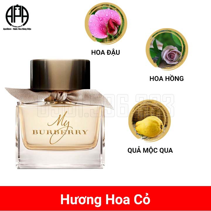 Nước Hoa Nữ My Bᴜʀʙᴇʀʀʏ EDP Mini 10ml, Sang Trọng Dịu Dàng Đầy Tinh Tế