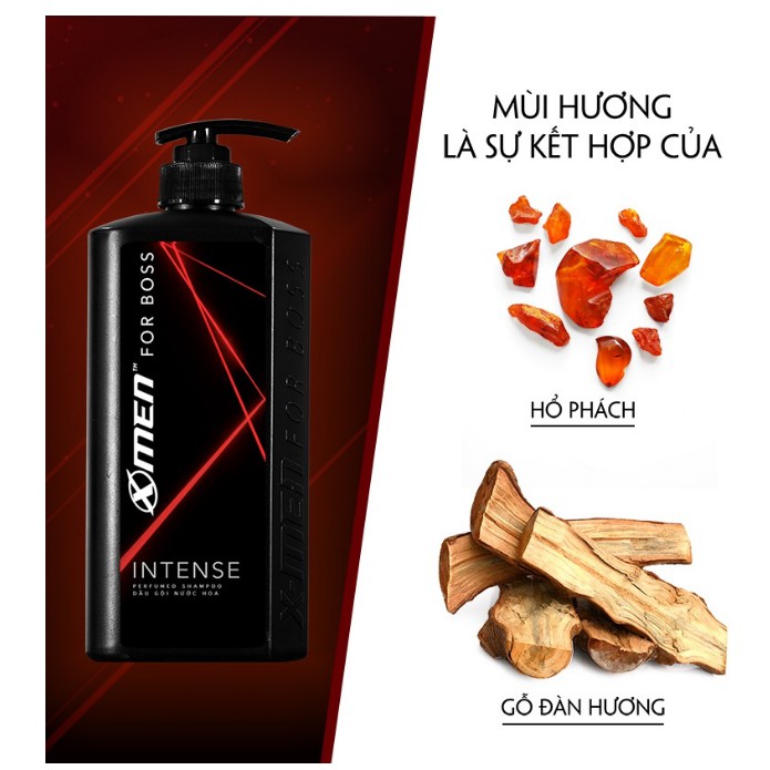 Dầu Gội Nước Hoa XMen For Boss Intense 650g