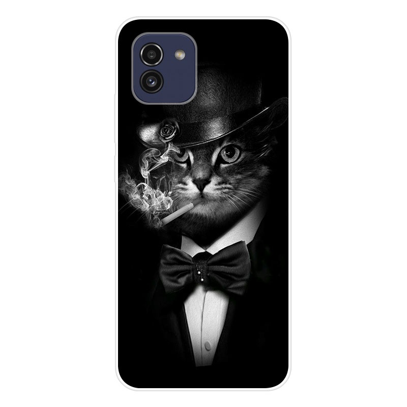 Ốp Điện Thoại TPU Dẻo In Họa Tiết Độc Đáo Thời Trang Cho Samsung Galaxy A03 Samsung A03