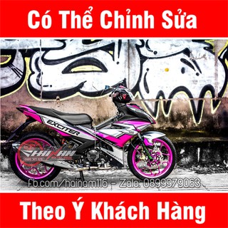 Tem Trùm Exciter 150 Hồng Bạc