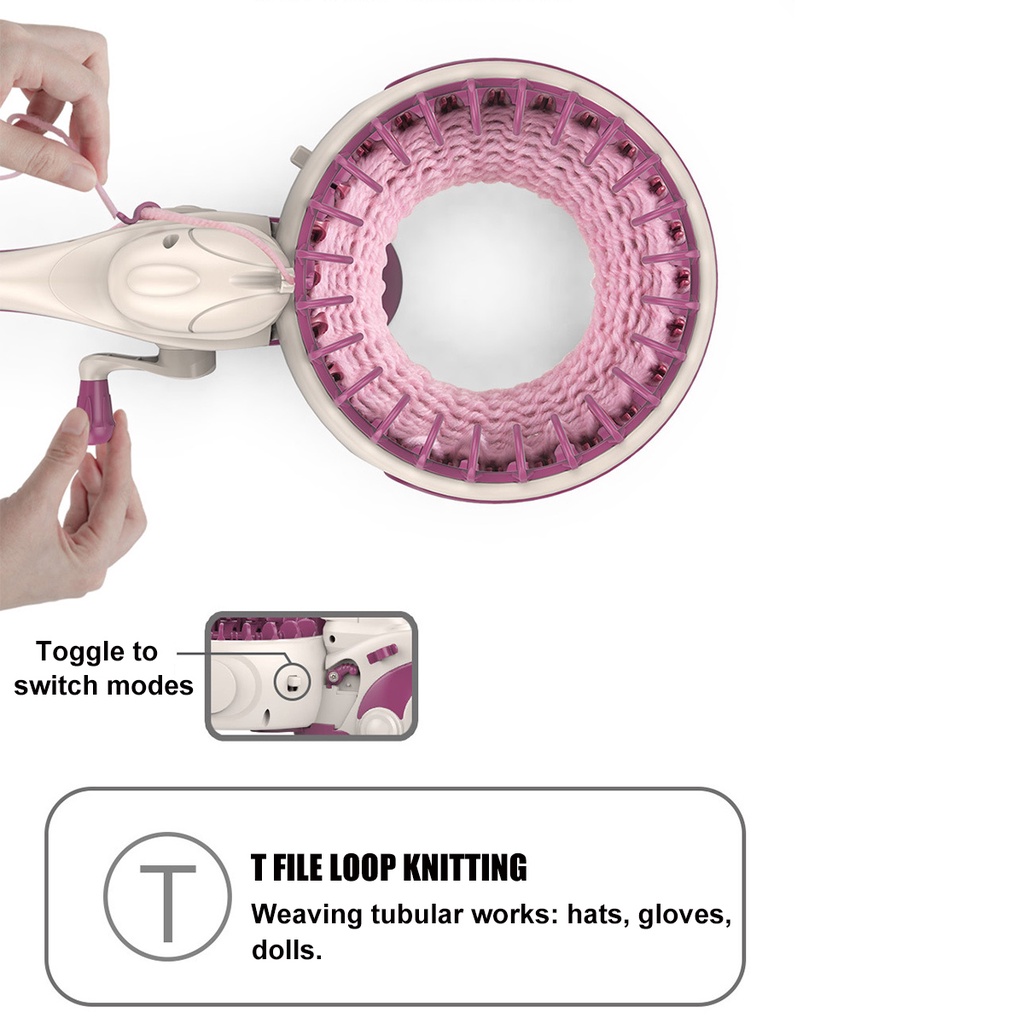 Máy Đan Len Thủ Công 24 Kim Hình Trụ Chất Lượng Cao