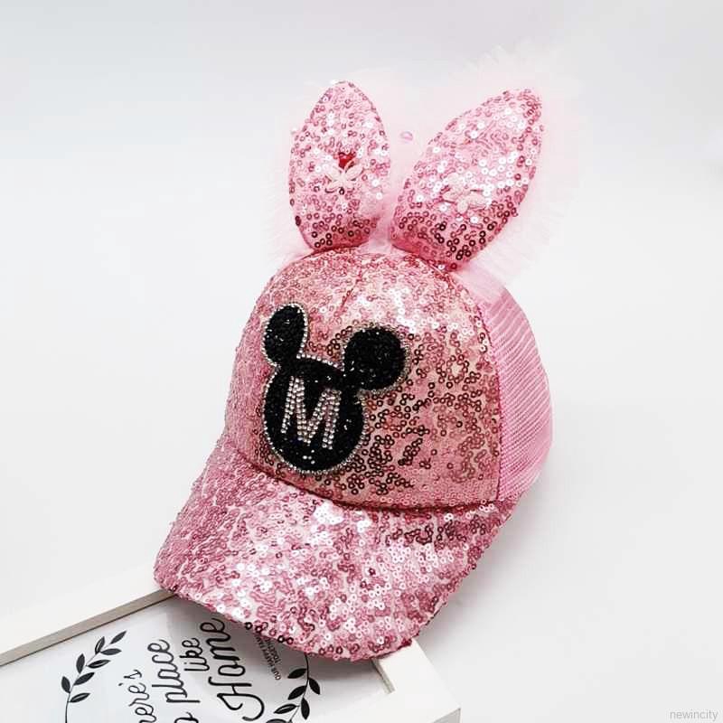 Mũ lưỡi trai tai thỏ xinh xắn theo phong cách Hàn Quốc dành cho nữ