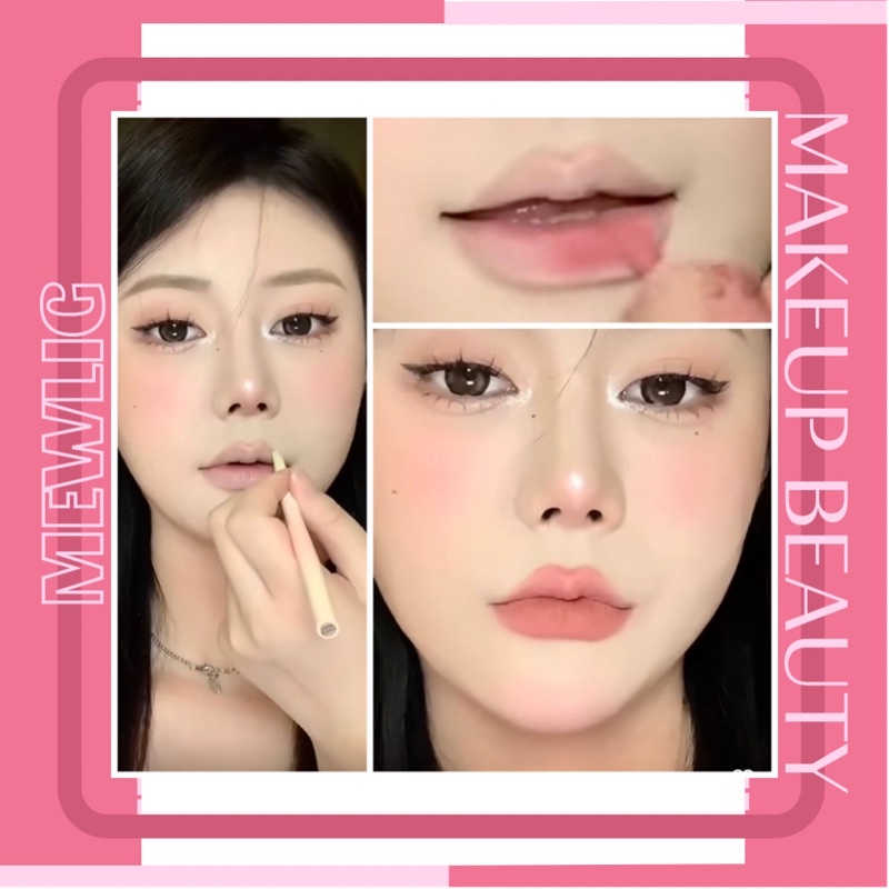 Bút kẻ viền môi, tạo hình môi sexy/ kẻ bọng mắt 2 trong 1 sweet mint dạng chì vặn make up dễ thương sexy quyến rũ