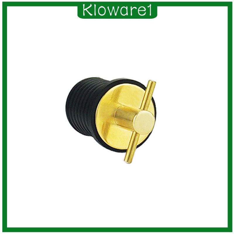 [KLOWARE1] 1\" inch New T-Handle TWIST-IN Boat DRAIN PLUG - Brass & Rubber Heavy Duty | BigBuy360 - bigbuy360.vn