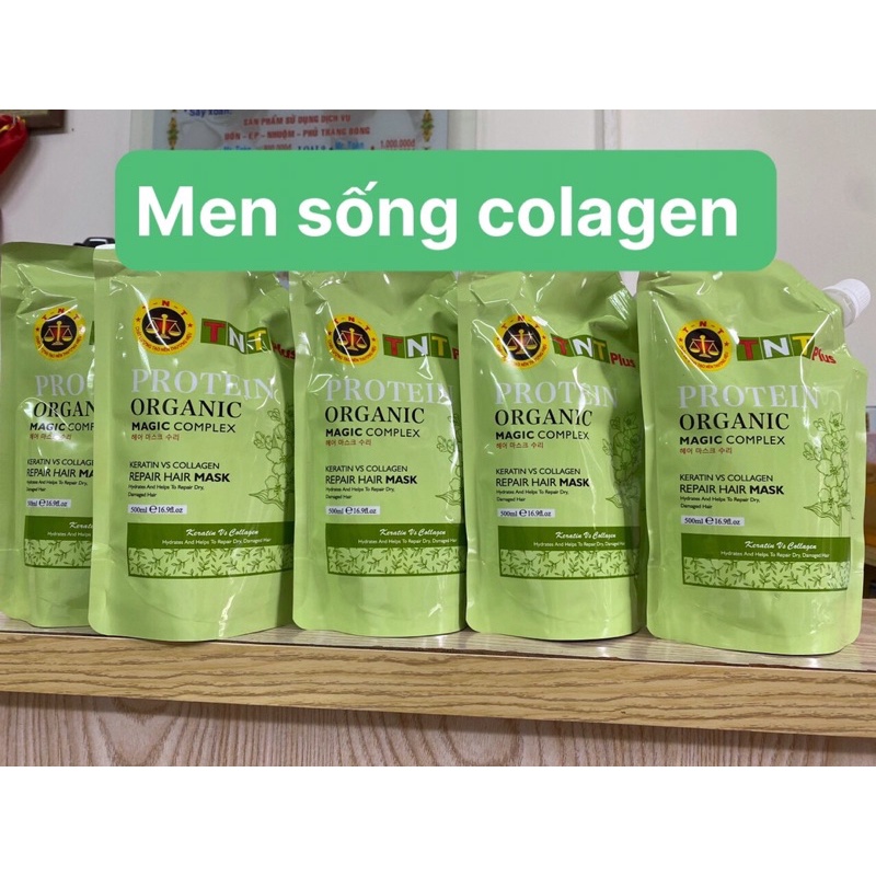 Hấp cologen và keratin t.n.t , phục hồi tóc hư, khô xơ, chẻ ngọn . bóng tóc và mềm mượt, mùi nước hoa