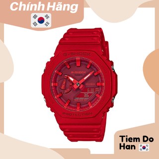 Đồng hồ casio nam dây nhựa gshock ga-2100-4adr chính hãng bill hàn