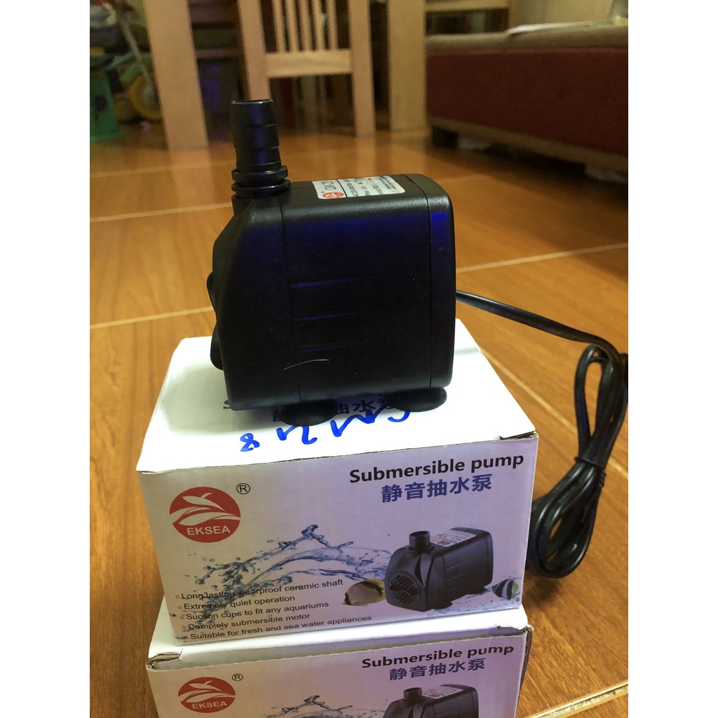 Máy bơm chìm lọc nước bể cá 15w-750l/h và 8w-600l/h, máy bơm chìm chuyên dụng cho bể cá bể thủy sinh