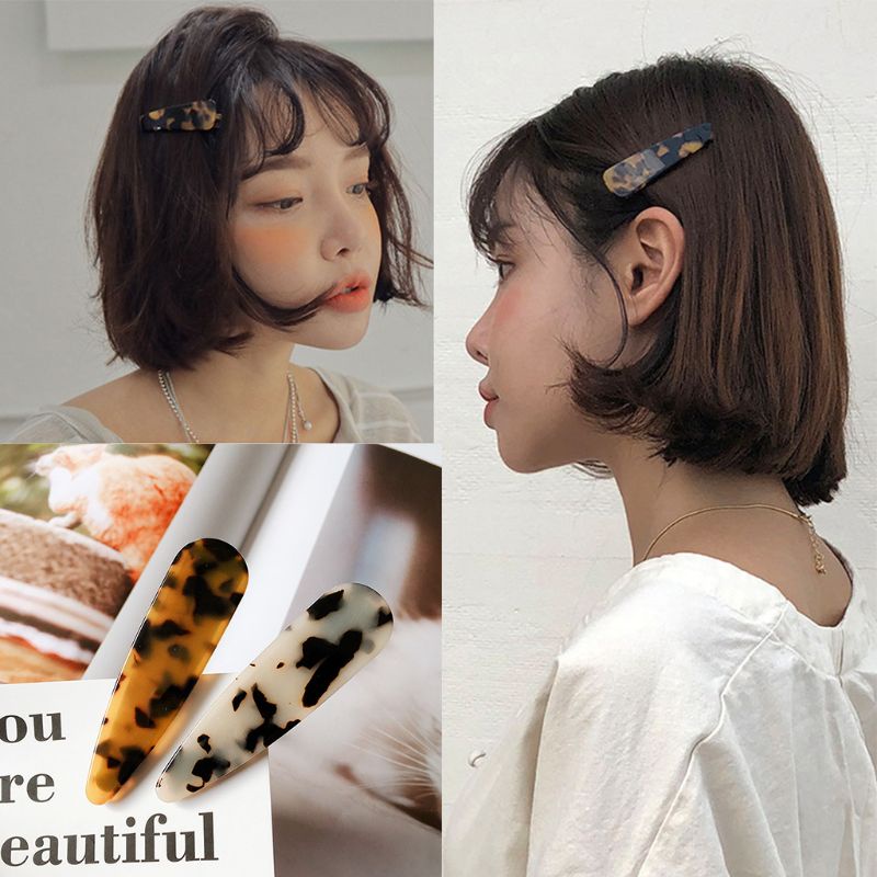 Youyo Kẹp Tóc BB Họa Tiết Da Báo Phong Cách Hàn Quốc Cho Nữ