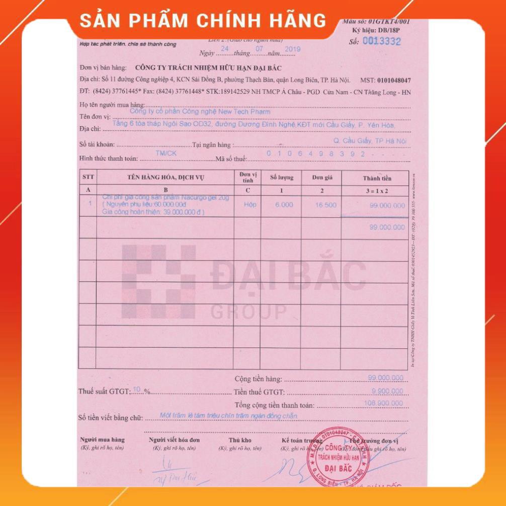 [CHÍNH HÃNG] NACURGO GEL - Đánh bay thâm sẹo mụn, chặn đứng viêm nang lông