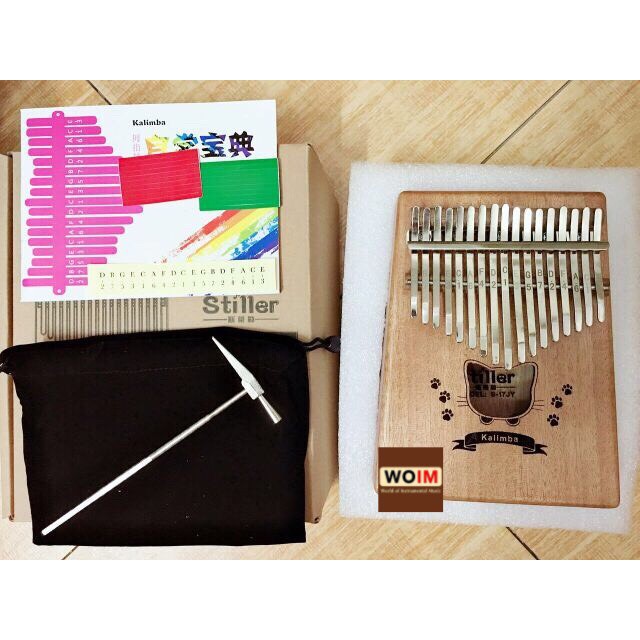 ( HÀNG ĐỘC QUYỀN ) KALIMBA 17 PHÍM GỖ MAHOGANY CAO CẤP MẪU GỒ MÈO - THUMB PIANO 17 KEYS - HÀNG CÓ SẴN