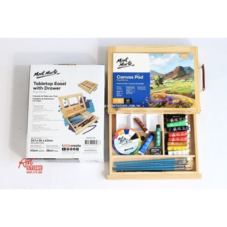 Combo dụng cụ vẽ tranh sơn dầu cơ bản as-co003 - học cụ artstore