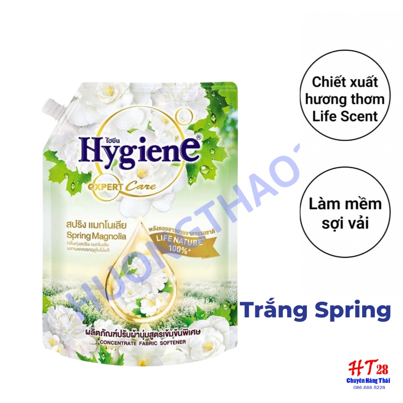 [Cao Cấp] Nước xả vải Hygiene Thái lan 1150ml Cao cấp hương thơm tự nhiên bảo vệ sợi vải Huongthao28