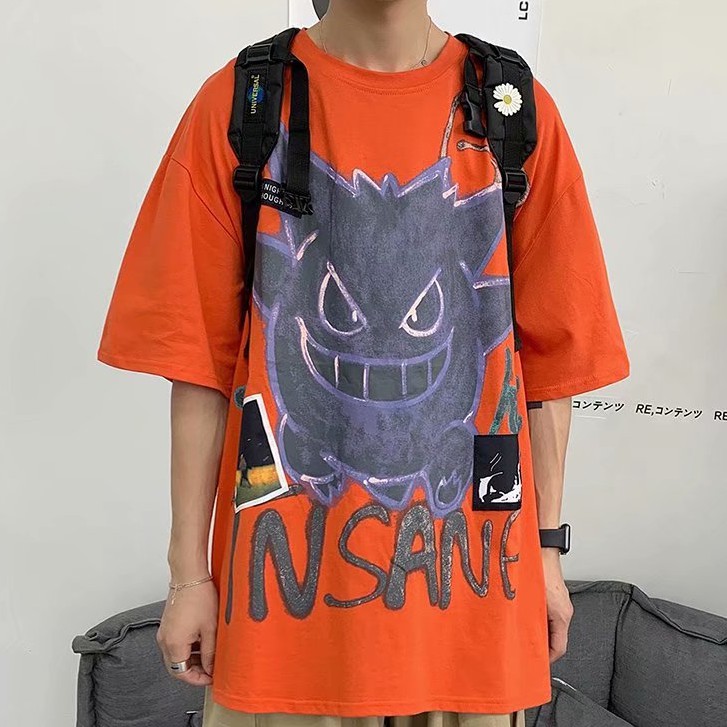 Áo thun tay ngắn in hình hoạt hình thời trang cá tính